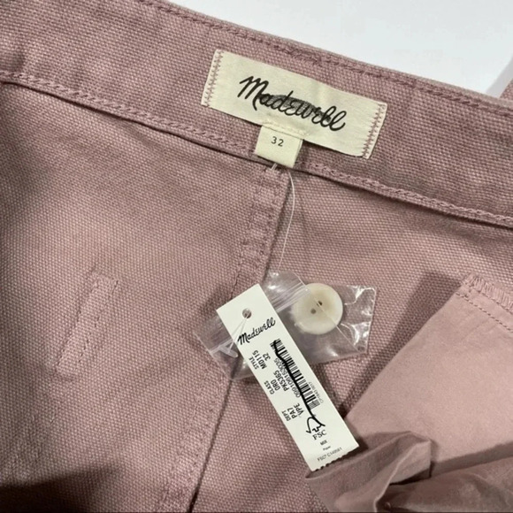 New Madewell Slim Emmett Tapered Pants 32 Pink - Picture 10 of 10